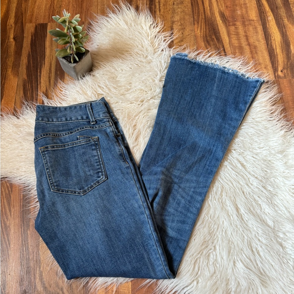 Free People Low Rise Flare Jeans Y2K